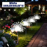 6 piezas/4 piezas - 360/240 luces solares LED para jardín, con 8 modos de iluminación, luces de cuerda para exteriores, luces decorativas solares DIY, adecuadas para centros comerciales, calles, patios, caminos, césped, fiestas y decoraciones de bodas (m
