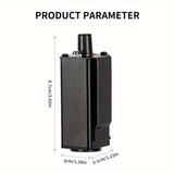 Amplificador de Auriculares Portátil Torq T-Rex 1-48V con Reducción de Ruido, Conector de Audio de Aleación de Aluminio, Relación S/N de 120dB, Ideal para Uso en Escenario - Negro, Accesorio para Computadora Personal|Equipo de Audio Profesional|Construcc