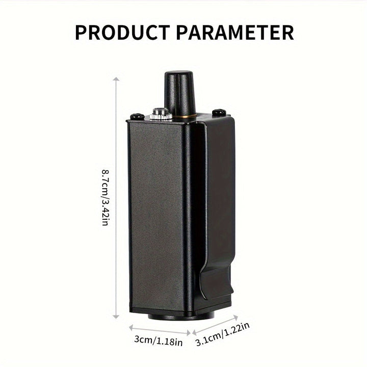 Amplificador de Auriculares Portátil Torq T-Rex 1-48V con Reducción de Ruido, Conector de Audio de Aleación de Aluminio, Relación S/N de 120dB, Ideal para Uso en Escenario - Negro, Accesorio para Computadora Personal|Equipo de Audio Profesional|Construcc