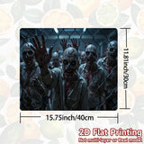 1pc Protector de Estufa Apocalipsis Zombie Halloween - Diseño con Barras Sangrientas, Compatible con Cocinas a Gas/Inducción, Lavadoras y Secadoras - Decoración Fácil de Limpiar para Cocina y Lavandería, Cubierta Temática Espeluznante, Técnica de Impresi