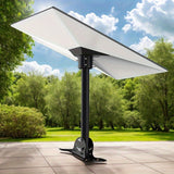 Kit de montaje de techo de Starlink Gen 3 de alta resistencia - Adaptador de tubo de pivote ajustable para plato estándar V3, construcción de acero duradera, no necesita batería, ideal para la configuración de Internet por satélite, configuración de plat