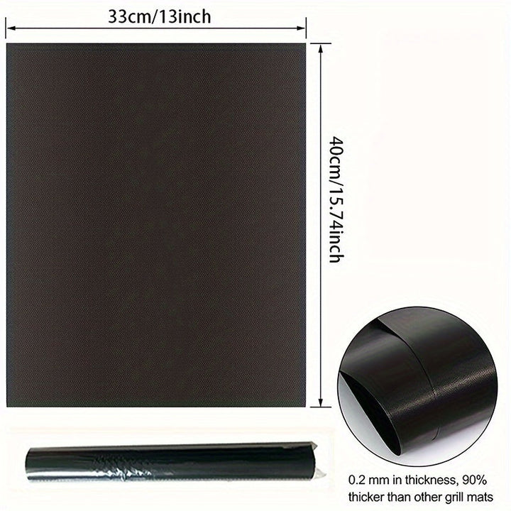 1pc/2pcs/4pcs Forros Para Horno, Estera Reutilizable Para Horno De Microondas, Resistente A Altas Temperaturas, Espesor De 0,2 Mm, Antiadherente, Para El Fondo Del Horno O Microondas, Fácil De Lavar