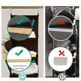 1 bolsa colgante para almacenamiento de chips de bambú con buena capacidad de carga y lavable, no se deforma fácilmente. Bolsa organizadora para ropa, zapatos y artículos diversos del hogar. Bolsillo lateral de gran capacidad, un artículo ideal para el h