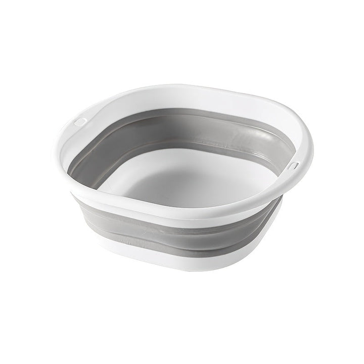 Baño de pies plegable, recipiente portátil para remojar los pies, cubo de spa de pies plegable, baño de pies portátil para dormitorios domésticos, cubo de masaje de piernas y salud