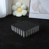 24 Piezas de Alfombrillas Entrelazadas - Personalizables en Blanco y , Antideslizantes con Acolchado, Fáciles de Limpiar, para Sala, Dormitorio, Oficina o Cafetería - Solución de Cubierta Grande, Tapetes para el Hogar, Decoración Moderna, Lavable a Máqui