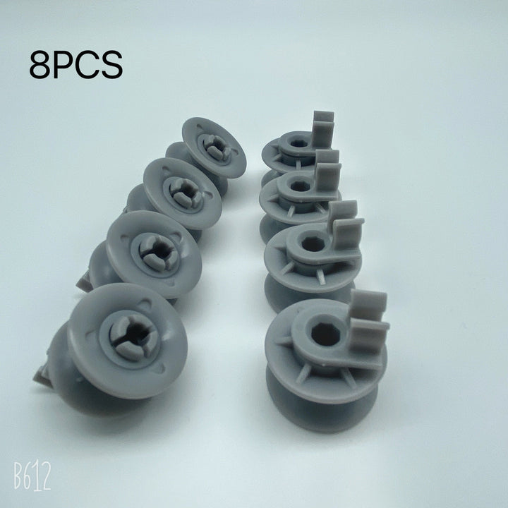 4/8pcs 4581DD3002A Rueda de Estante para Lavavajillas de Fácil Instalación y Componentes de Reemplazo de Eje y Rodillo para Lavavajillas LG 4581DD9001B, AP4437685, 1266813