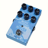Pedal de Reverb Digital M-VAVE para Guitarras Eléctricas - 9 Efectos de Sonido, Alimentación USB y DC, Pedal Compacto Azul con Potenciómetros para Todo Estilo Musical - Mejora el Tono, Regalo Perfecto para Musicians