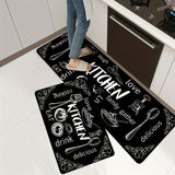 1pc Alfombra Antifatiga para Cocina, Alfombra Acolchada Antideslizante Gruesa, Tapete Corredor, Alfombrillas de Confort para Estar de Pie Resistentes, Alfombra para Pasillo y Lavandería
