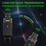 AROMA ARC2 Transmisor Receptor sin varillas Micrófono Dinámico 657~663MHz, Transmisión de Audio Cableado a Inalámbrica con Carga para Escenario y Actuaciones, Solo EE. UU