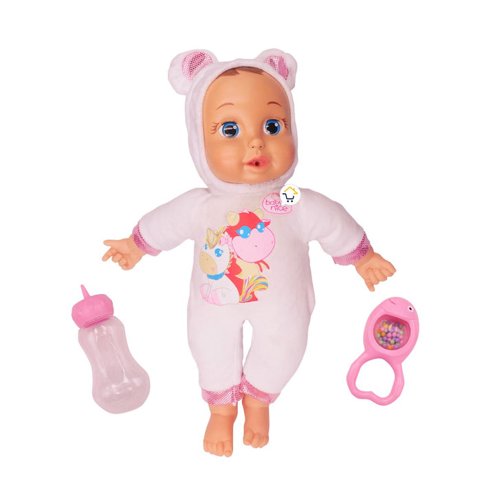 Muñeca Bebe Lagrimas Reales Sonidos Infantil Juguete RV1915