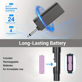 Micrófono inalámbrico Heikuding E58, con enchufe de 3,5 mm, control de volumen, indicador de batería, batería recargable de litio, uso dual USB, para grabación y actuaciones en vivo.