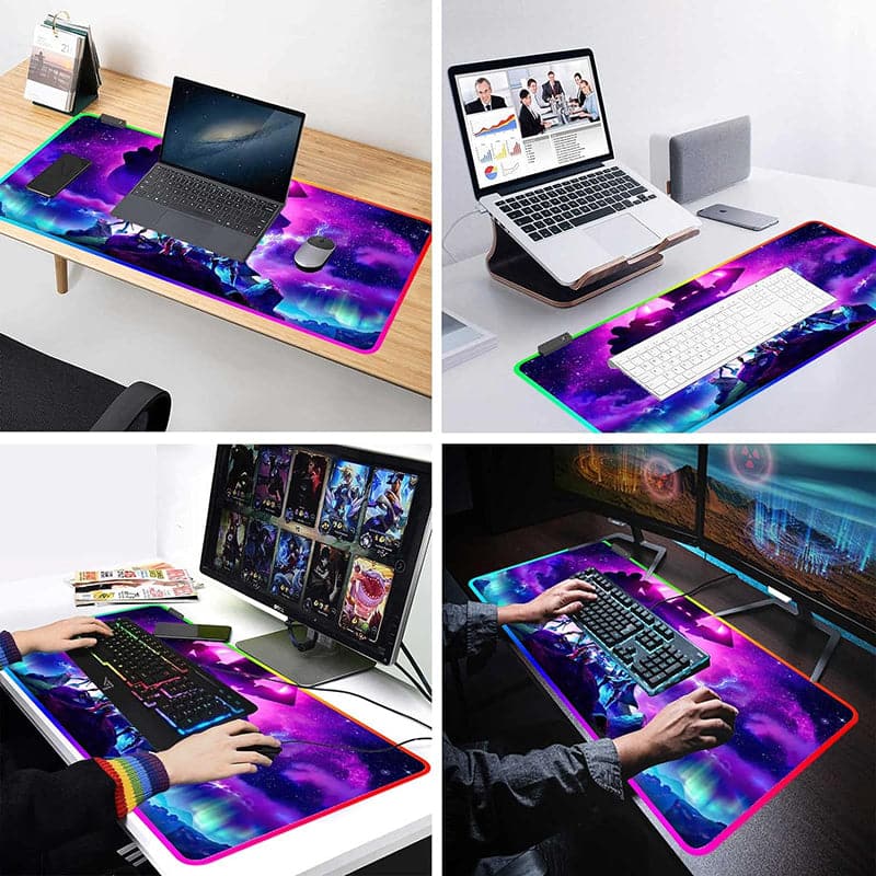 Mousepad RGB con Diseño del Juego Galactus de 1 metro