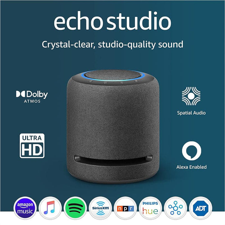 Asistente Virtual Amazon ECHO Studio Ultima Generacion con AleXa