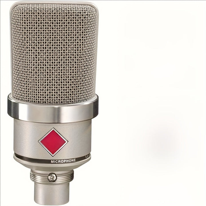 Micrófono de condensador de placa grande de 48V 102, adecuado para estudio, estudio de grabación profesional, estudio de canto con cable, micrófono de metal, micrófono para podcasting