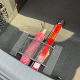 1pc Organizador de Maletero de Coche de Malla Elástica de Nylon Duradero - Accesorios Interiores de Vehículo Red de Almacenamiento, Bolsillo de Carga Colgante para Respaldo de Asiento Trasero, No Se Necesita Electricidad, Negro, Almacenamiento y Organiza