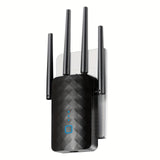 Amplificador de señal inalámbrica WiFi versátil - Cubre 9860 pies cuadrados, 60 dispositivos, incluye puerto Ethernet, configuración rápida, amplificador de señal inalámbrica para uso empresarial y doméstico, repetidor de extensión de WiFi