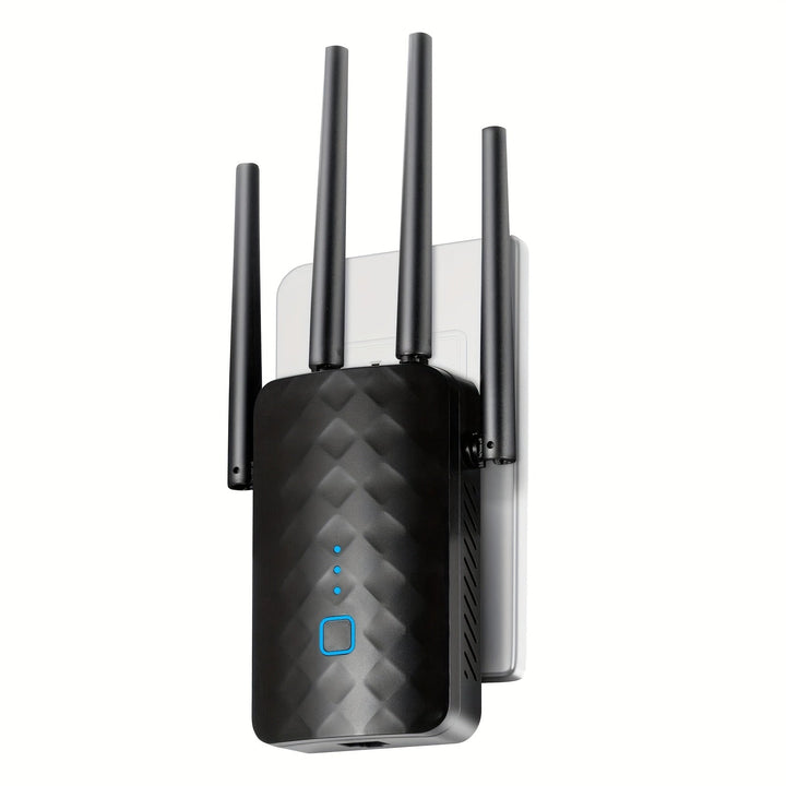 Amplificador de señal inalámbrica WiFi versátil - Cubre 9860 pies cuadrados, 60 dispositivos, incluye puerto Ethernet, configuración rápida, amplificador de señal inalámbrica para uso empresarial y doméstico, repetidor de extensión de WiFi