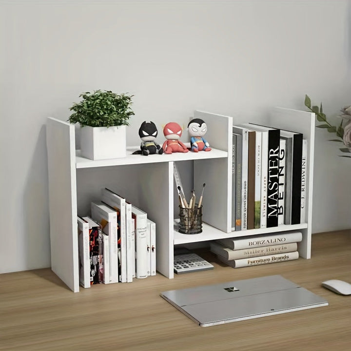 Estantería De Escritorio Para Dormitorio, Estantería De Oficina, Estante De Almacenamiento De Cocina, Estante De Almacenamiento De Mesa Creativa De Madera