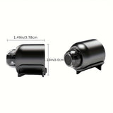 1 cámara de vigilancia con conexión WiFi, micrófono y soporte, controlada y monitoreable a través de una aplicación móvil, ideal para uso doméstico