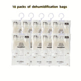 Bolsa Absorbente de Humedad Montada en la Pared, Bolsa Absorbente de Humedad y Anti-moho para Deshumidificación, Desecante, Anti-moho Adecuado para Armarios y Guardarropas - Bolsa de Deshumidificación Reutilizable Adecuada para Deshumidificación en Dormi