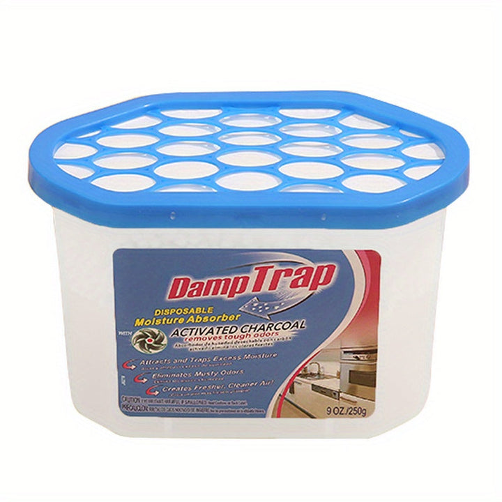 Deshumidificador Portátil Eliminador de Olores Eficaz, Absorbente de Humedad Potente, Controlador de Humedad para Armarios Pequeños, Baños Húmedos y Cocinas, Ideal para Estudios, Botes y Autocaravanas