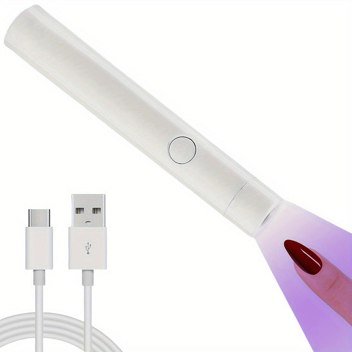 Lámpara Secadora de Uñas LED Portátil LYYKLLY - Recargable por USB, Luz de Secado Rápido para Esmalte en Gel para Uso Casero y de Salón