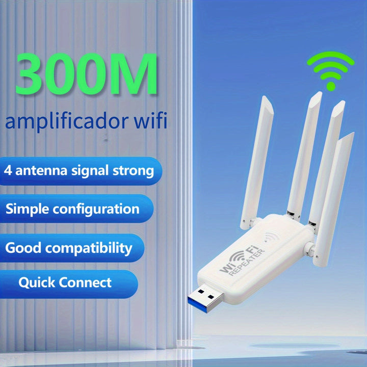 4 antenas de alta ganancia, pueden mejorar la fuerza del sinal y reducir áreas ciegas. El repetidor también tiene buena desempeño de disipación de calor, asegurando una operación estable y confiable durante períodos largos de tiempo. Ideal para mejorar l