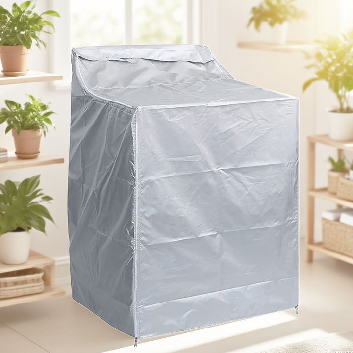 Cubierta de sol para lavadora/secadora, bolsa de almacenamiento a prueba de polvo, protección UV, a prueba de humedad y hongos, adecuada para uso tanto al aire libre como en interiores, estilo de apertura superior/frente.