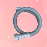 Extensión de manguera de drenaje de lavadora automática universal - Tubo de drenaje flexible de plástico de múltiples diámetros con diseño de estrella, duradero y fácil de instalar para una eficiente drenaje de agua, accesorios de lavadora, diseño elegan