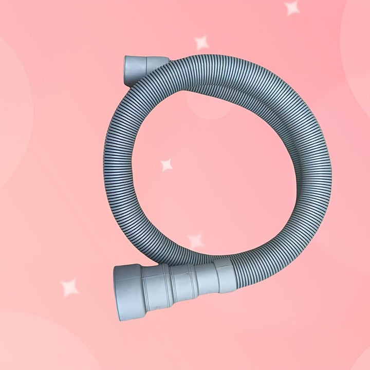 Extensión de manguera de drenaje de lavadora automática universal - Tubo de drenaje flexible de plástico de múltiples diámetros con diseño de estrella, duradero y fácil de instalar para una eficiente drenaje de agua, accesorios de lavadora, diseño elegan
