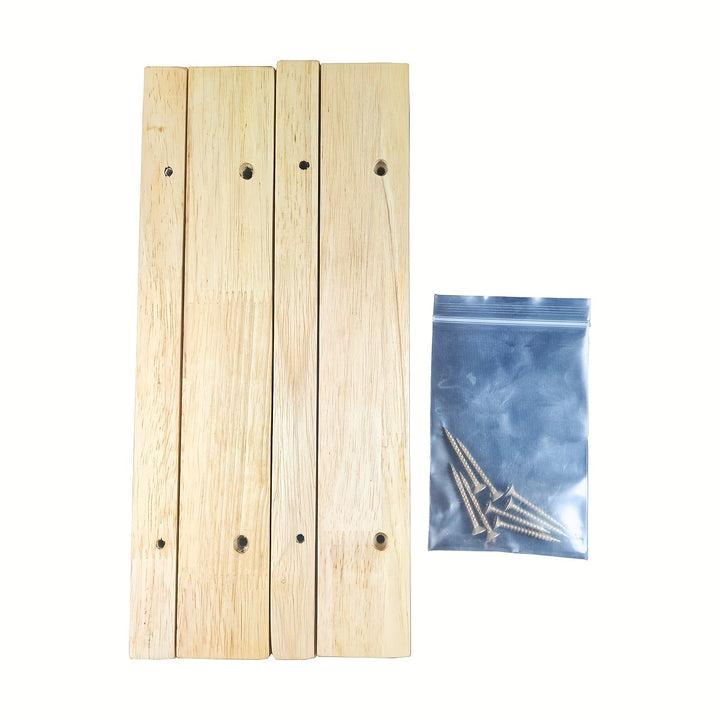 4 piezas Soporte de vino de madera elegante - Diseño de alta gama y elegante para colgar copas de vino, ideal para el hogar o el bar, Accesorios de bar | Soporte de vino moderno | Construcción de madera, Estantería para vino