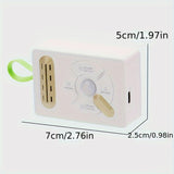 1pc Purificador de aire inteligente con generador de ozono, sensor de movimiento, varios modos de funcionamiento, alimentado por USB, baja tensión, material de plástico, ideal para áreas de mascotas y uso doméstico