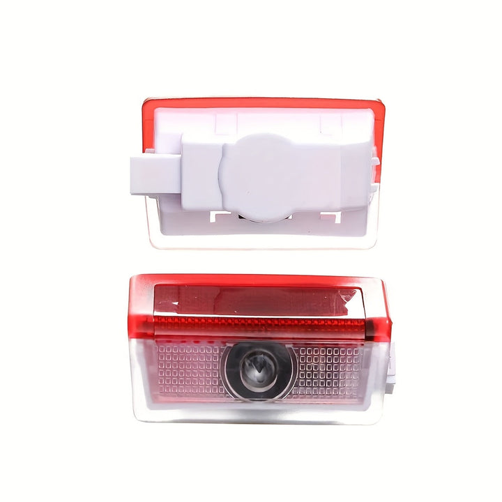 2 piezas de lámpara de puerta, proyector LED de sombra fantasma, láser educado para Mercedes, sin batería.