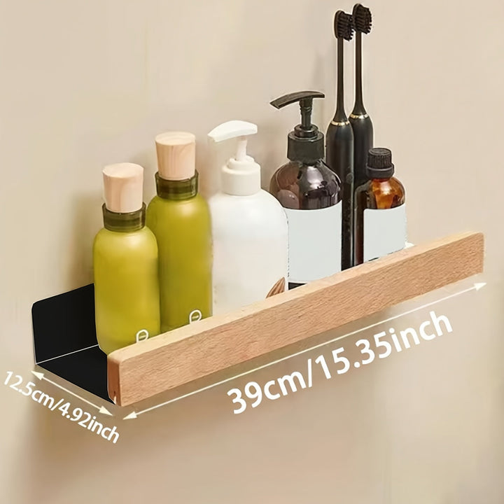 1 estante de baño para colgar en la pared, organizador para champú y gel de baño, accesorios de baño, almacenamiento y organización