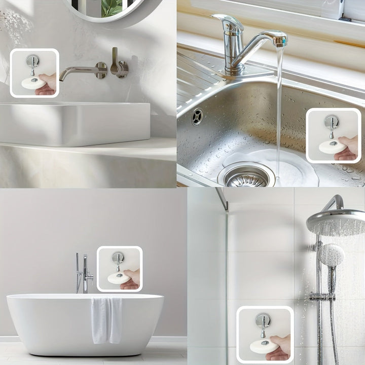 1 Pieza, Soporte De Jabón Magnético, Estante De Almacenamiento De Jabón Sólido De Acero Inoxidable, Colgador De Jabón Magnético De Un Toque, Accesorios De Baño