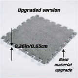 12 Piezas, Alfombrilla De Espuma Para Suelo De Rompecabezas, Alfombrilla De Espuma Para Suelo De Rompecabezas, Baldosas De Suelo De Rompecabezas Esponjosas Entrelazadas, Alfombras Suaves Para Escalar Para La Decoración De La Sala De Juegos Del Hogar