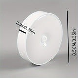 3 luces inteligentes para la noche - Blanco cálido y frío, brillo ajustable, control táctil, recargable por USB, diseño moderno con temática espacial para ventilador de techo de dormitorio