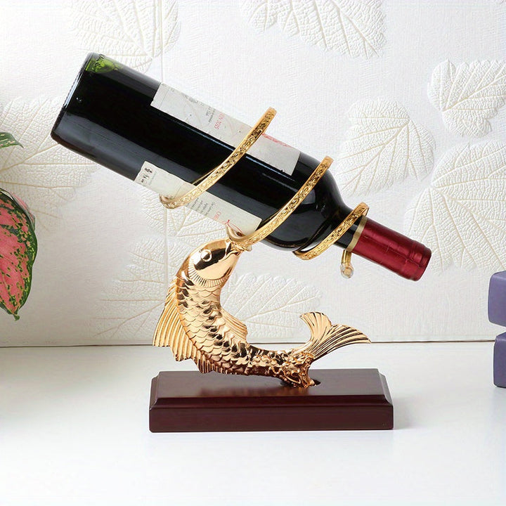 Soporte para Copas de Vino de Hierro - Elegante Exhibidor de Copa y Botella con Diseño Metálico Intrincado para Cocina, Comedor, Decoración de Bar - Decoración Duradera Resistente al Óxido, Diseño Caprichoso | Material Antioxidante, Estantería para Vinos