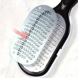 Exfoliante de pies para callos, frotando la piel vieja, limando y puliendo la piel de los pies, eliminando la piel muerta, frotando los pies y reparando los pies.