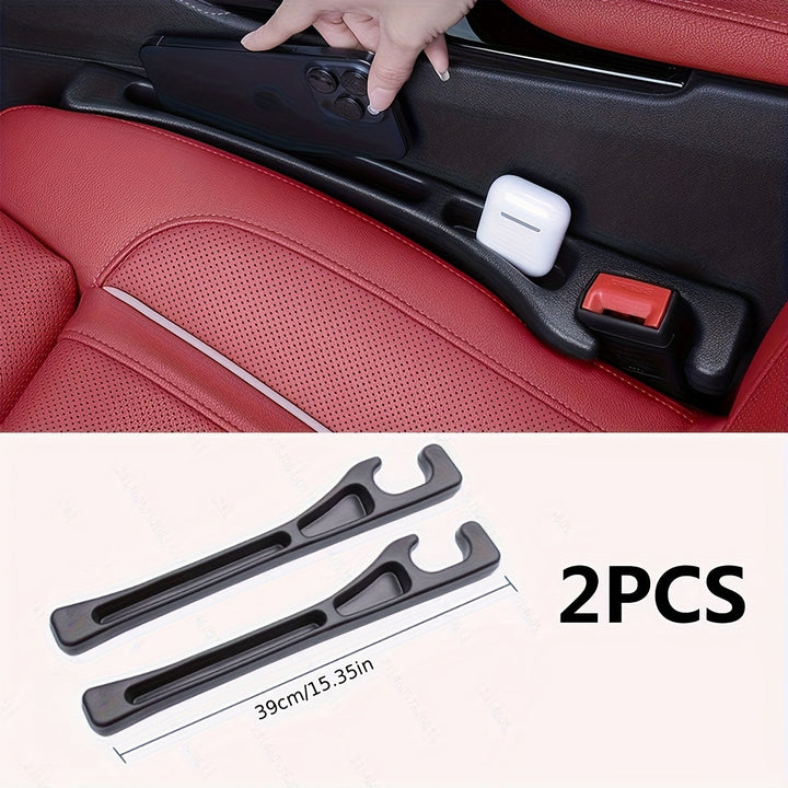 2 Bandas de Almacenamiento Universales para Asientos de Coche, Organizador Anticaída, Caja Clasificadora de Basura Multifuncional, Mantiene el Interior Limpio y Ordenado