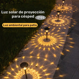 Conjunto de 6 Luces Solares LED para Paisajismo Exterior, Lámpara de Césped con Reflejo, Dos Colores Disponibles, Adecuado para Aceras, Patios, Jardines de Villas, Regalos Navideños y de Halloween
