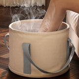 1 pieza, bañera de pies portátil - Diseño compacto fácil de transportar, no necesita electricidad, sin fragancia para uso en casa y viajes, crea experiencia de spa, ideal para viajes de negocios y relajación en casa, bañera de pies, amantes del spa, bañe