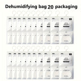 25/20 (Versión Extra) 70,54/56,43 oz Desecante, Bolsa Absorbente de Humedad Colgante - Perfecta para Armarios, Dormitorios y Baños. El Diseño de la Bolsa Absorbente de Humedad Colgante. Artículos Domésticos Resistentes al Humo para Dormitorios.