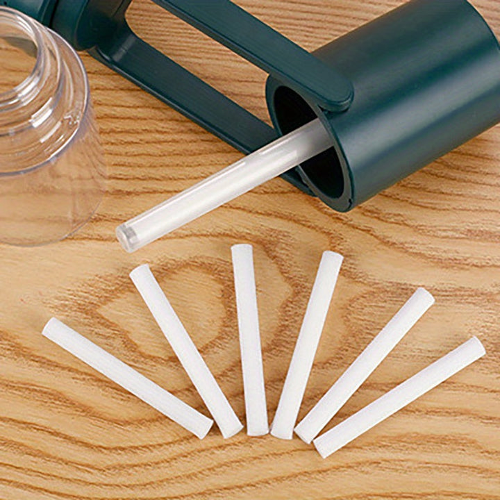 50 piezas de reemplazos de ventosas para humidificadores - Recambios de filtros de algodón de alta calidad, ideales para difusores personales portátiles en oficina, hogar o dormitorio, control de salida de niebla, fácil de instalar, accesorios para humid