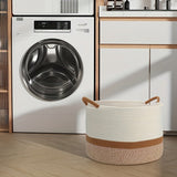 Cesta de almacenamiento grande de estilo clásico, organizador plegable de parte superior abierta para juguetes, ropa sucia y artículos del hogar, canastas de estantería