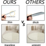 12pcs Sujetadores de Alfombras Antideslizantes Premium - Negro, Ideales para Salón, Comedor y Baño - Evita Deslizamientos y Bordes que se Enrollan