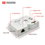 YAOSHENG Inyector PoE 150W 2-en-1 + Adaptador de Cable SPX para Uso Residencial Exterior para Starlink Gen2