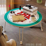 Mesita plegable moderna amarilla, mesa de salón para libros, revistas y computadoras, 3 tamaños disponibles - decoración para hogar, oficina, dormitorio o cocina