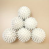 6 Bolas de Lavado Grandes, Eliminación de Manchas Intensiva, Reutilizables, Anti-Enredos, Morado Blanco Azul, Quita Pelusas, Suaviza la Ropa, Reduce Arrugas, Apto para Lavadora de Tambor, Lavadoras Automáticas y Secadoras