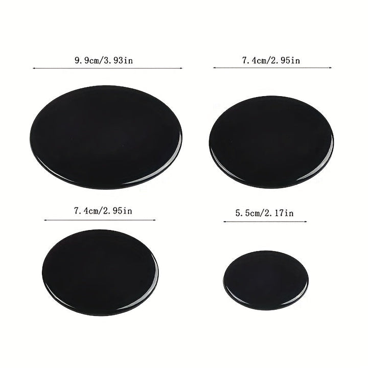 4 piezas para hornos de gas SABAF, accesorios para hornos de gas, cubierta de llama, superficie plana, 55 mm (1 pieza + 75 mm 2 piezas + 100 mm 1 pieza)